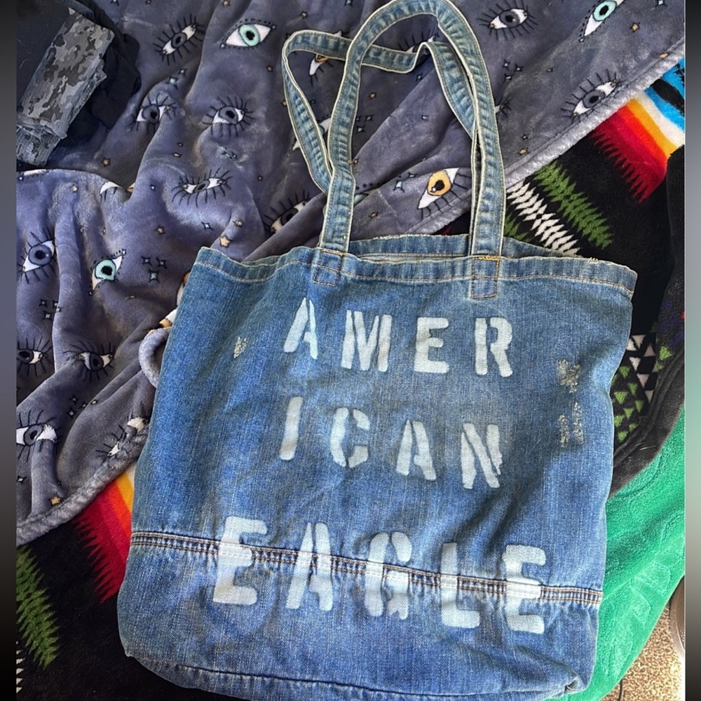 American Eagle denim bag